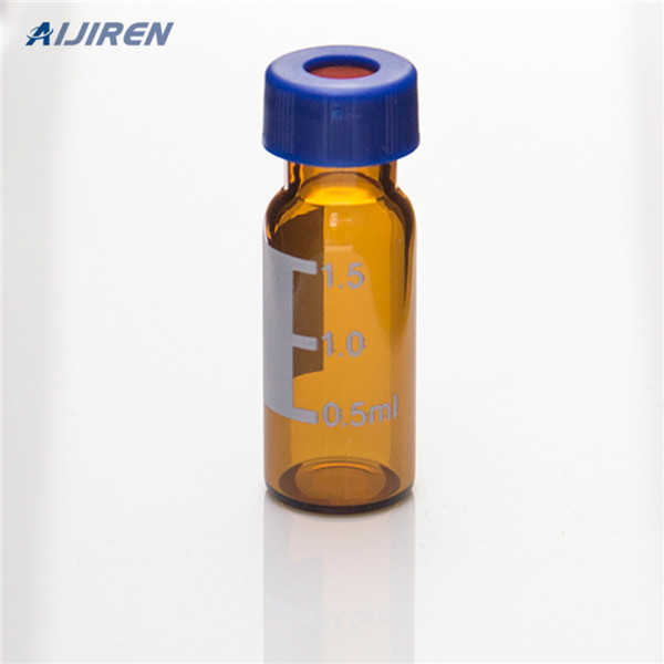 Aijiren amber laboratory vials with label for HPLC sampling